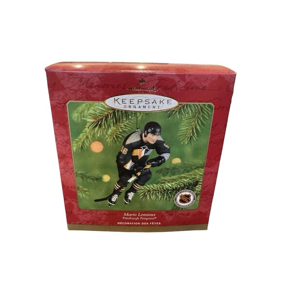 Hallmark Other - 2001 Hallmark Keepsake Mario Lemieux Pittsburgh Penguins Christmas Ornament